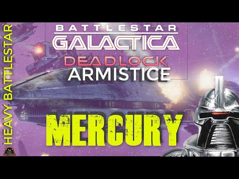Battlestar Galactica Deadlock | Mercury Heavy Battlestar | Modern Ship Pack
