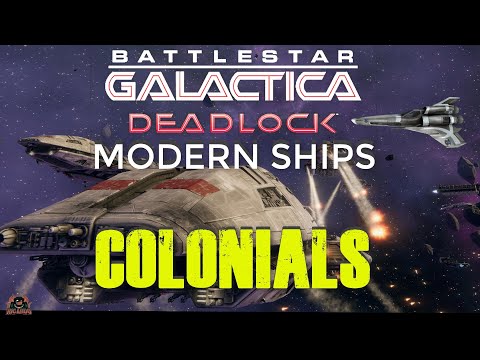 Battlestar Galactica Deadlock Modern Ship Pack | Colonials