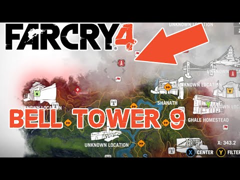 Bell Tower 9 – Yak Location – North Southern Kyrat – Far Cry 4