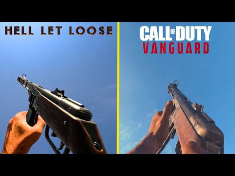Call of Duty Vanguard vs Hell Let Loose  – weapon comparison (LAUNCH DAY)