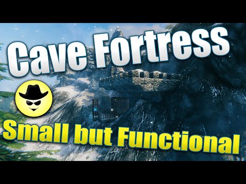 Cave Fortress | Small but Functional | Valheim