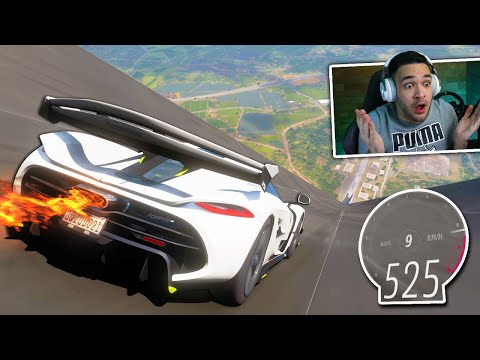 CONSTRUÍ uma MEGA RAMPA no Forza Horizon 5!