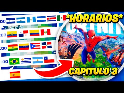 ¿CUANDO EMPIEZA el CAPITULO 3 TEMPORADA 1 de FORTNITE? 🗓️❓😱 *HORARIOS* de FORTNITE CAPITULO 3
