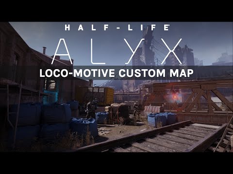 Custom Half-Life: Alyx Map 'Loco-Motive' – Gameplay