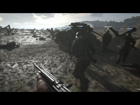 D-Day | Hell's Let Loose (100 players Omaha beach invasion!)