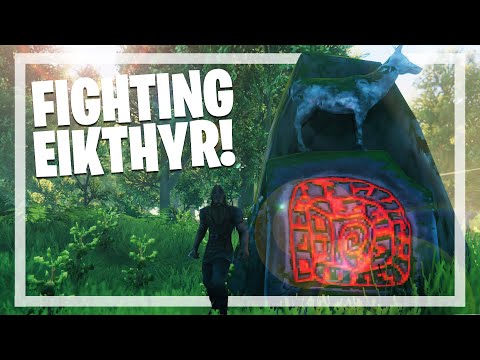DEFEATING EIKTHYR SOLO – Valheim's First Boss! – Valheim Survival Gameplay Part 3