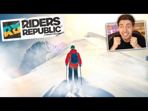 DESCI DE UMA MONTANHA de NEVE! (JOGO MUNDO ABERTO) – Riders Republic