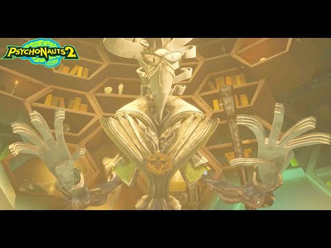 Die-Brarian Boss Fight – Psychonauts 2 (#Psychonauts2 Die-Brarian Boss Fight 4K)