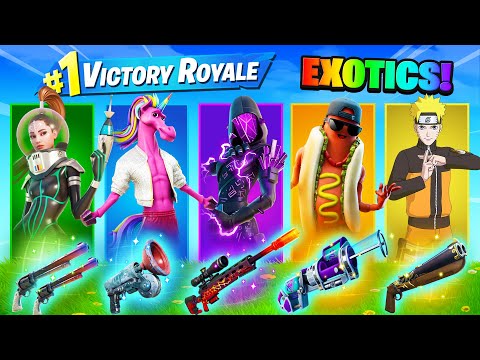 Die ,,ZUFÄLLIGE" EXOTISCHE Boss Skin Challenge in Fortnite Season 8 Deutsch (sehr schwer)