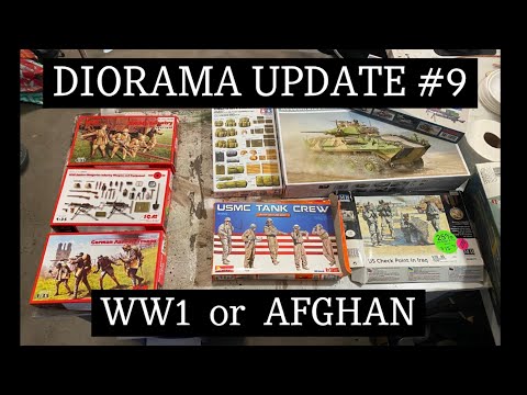 DIORAMA UPDATE #9 DIORAMA POLL.. AFGHAN OR WW1? INSTAGRAM, HELL LET LOOSE CLIPS