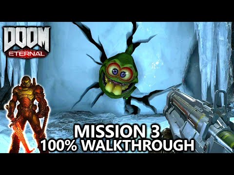 DOOM Eternal – Mission 3 – 100% Walkthrough – All Secrets, Collectibles, Upgrades & Challenges
