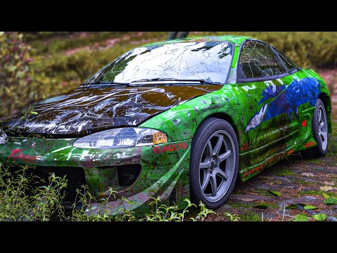 ENCONTREI O ECLIPSE DO BRIAN ABANDONADO NO FORZA HORIZON 5 – (Restaurando Clássicos)