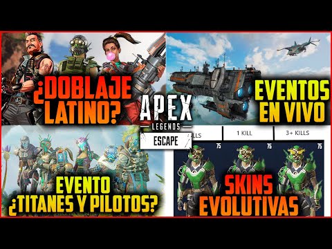 ¡Eventos en tiempo real, Doblaje latino, Titanes pronto en apex y mas! Apex Legends ESCAPE
