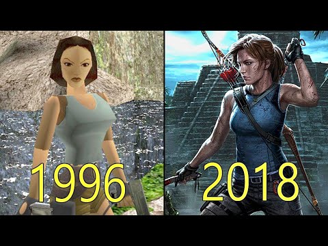 Evolution of Tomb Raider Games 1996-2018