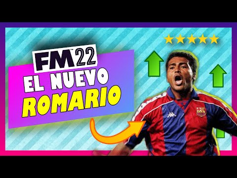 💥 EL NUEVO ROMARIO EN FM22 | DELANTERO CENTRO WONDERKIDS en FOOTBALL MANAGER 2022 en ESPAÑOL