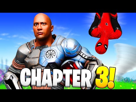 🔴 Fortnite *CHAPTER 3* Gameplay! SPIDERMAN, FULL BATTLE PASS, NEW MAP, & More! (Fortnite)