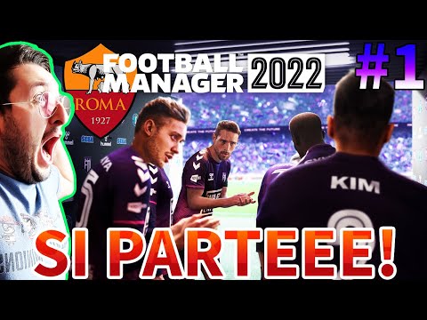 😱 SI PARTE‼️ FOOTBALL MANAGER 2022: sono il NUOVO ALLENATORE della ROMA‼️ #1