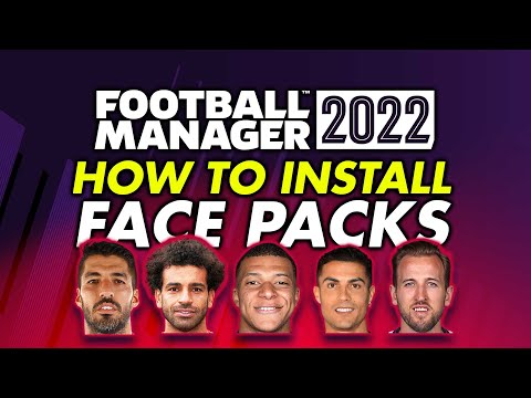 Face Pack Install Guide Football Manager 2022 | How to get real player faces into FM22