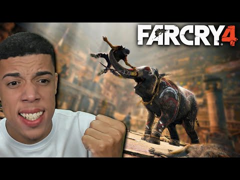 FAR CRY 4 : MINHA MUNIÇÃO ACABOU E OS ANIMAIS ME SALVARAM! O RESGATE DO HURK!! ( MISSÃO ÉPICA )