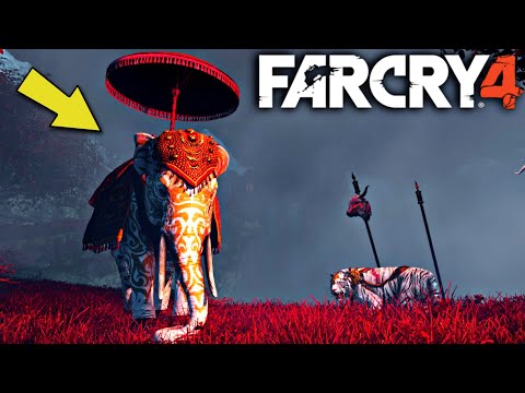 FAR CRY 4 : O PARAÍSO DESTRUÍDO, SALVEI UM ELEFANTE RARO E ELE ME AJUDOU!!! ( INCRÍVEL )