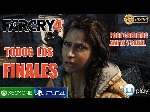 Far Cry 4 Todos los Finales Español – Final Bueno y Malo Sabal, Amita Pagan Min Ending Post Creditos