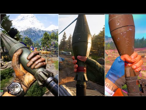 Far cry 4 vs Far cry 5 vs Far cry new Dawn Weapons Comparison