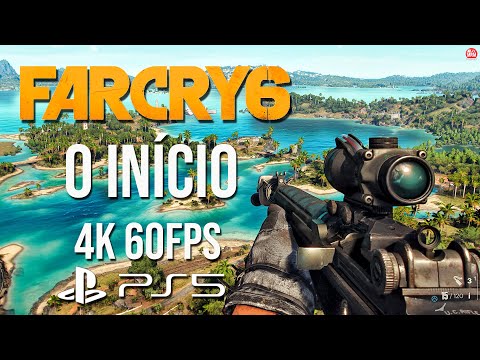 FAR CRY 6 – O INÍCIO DE GAMEPLAY DUBLADO em PORTUGUÊS PT-BR | 4k 60fps no PS5