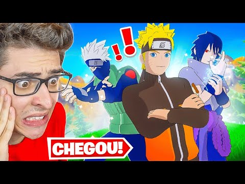 FINALMENTE O NARUTO CHEGOU NO FORTNITE!!!