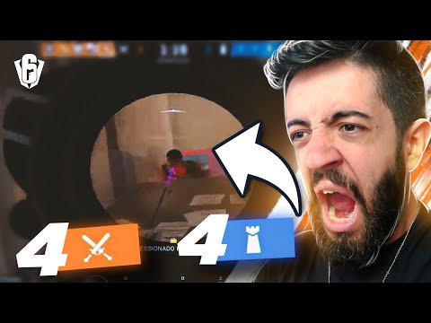 FIQUEI ATÉ NERVOSO NESSA PARTIDA! – Rainbow Six Siege
