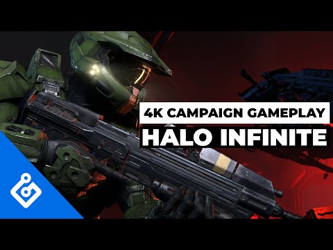 First Look At Halo Infinite's Campaign, New Weapon, and More (4K)