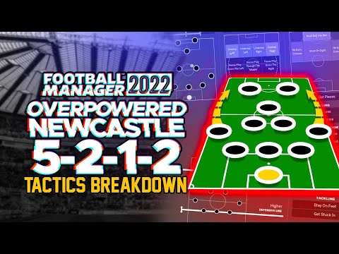 FM22 Overpowered Newcastle 5-2-1-2 Tactic Guide | Football Manager 2022