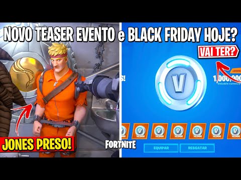 FORTNITE – AGENTE JONES PRESO, MUDANÇAS CAPÍTULO 3 e DESCONTO V-BUCKS?