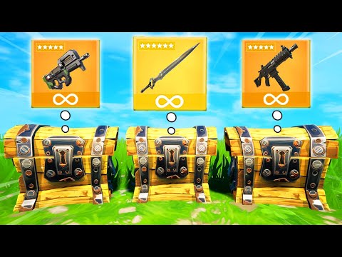 Fortnite but EVERY chest is legendary