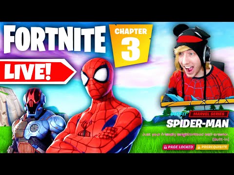 FORTNITE CHAPTER 3 IS OUT! NEW SPIDERMAN BATTLEPASS, NEW MAP, & MORE | FORTNITE CHAPTER 3 LIVE EVENT