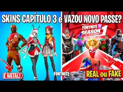 FORTNITE – GANHAR RECOMPENSA GRÁTIS, NOVA ATUALIZAÇÃO e NOVAS SKINS DE NATAL