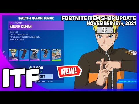 Fortnite Item Shop *NEW* NARUTO COLLAB! (Fortnite Battle Royale)
