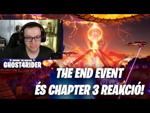 Fortnite – The End Event és Chapter 3 Trailer REAKCIÓ!