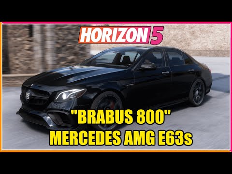 Forza Horizon 5 : BRABUS 800 FAITE MAISON sur la MERCEDES AMG E63S
