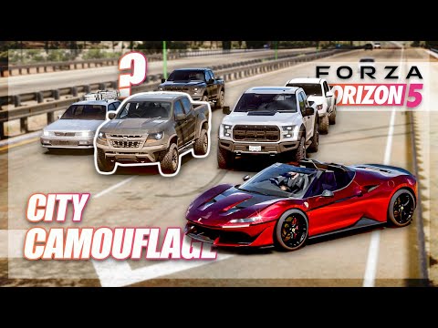 Forza Horizon 5 – CITY CAMOUFLAGE is IMPOSSIBLE!