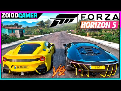 FORZA HORIZON 5 – LAMBORGHINI CENTENARIO VS FERRARI F12 TDF