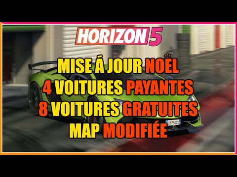 Forza Horizon 5  : MISE A JOUR NOËL ! 12 NOUVELLES VOITURES + MAP