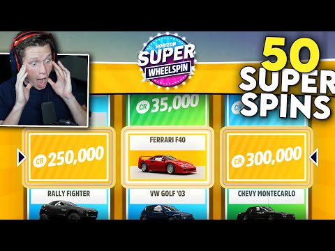 Forza Horizon 5 – Part 8 – OPENING 50 SUPER WHEELSPINS