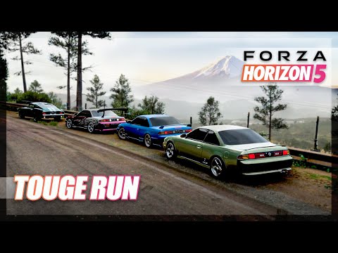 Forza Horizon 5 – Taking Drift Cars on a Mountain Touge Run