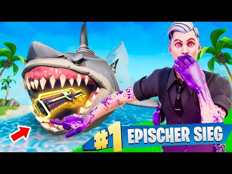 GEWINNEN…aber du darfst nur HAI LOOT benutzen! (Fortnite Challenge)