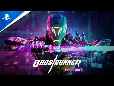 Ghostrunner | Bande-annonce de lancement du Pack Neon et du Mode Vagues | PS5, PS4