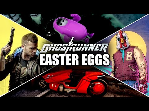 Ghostrunner Easter Eggs (Fall Guys, JoJo, Cyberpunk 2077, Hotline Miami and more)