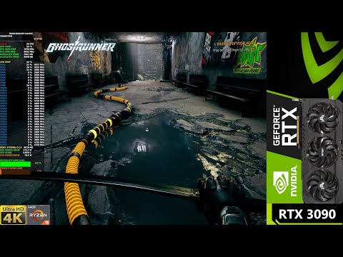GhostRunner Epic Settings 4K DLSS & Ray Tracing | RTX 3090 | Ryzen 9 5950X