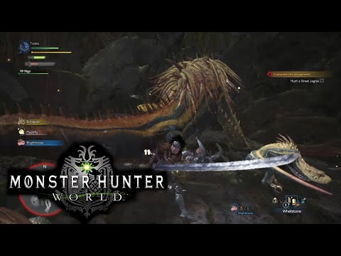 Great Jagras !! Monster Hunter World Gameplay