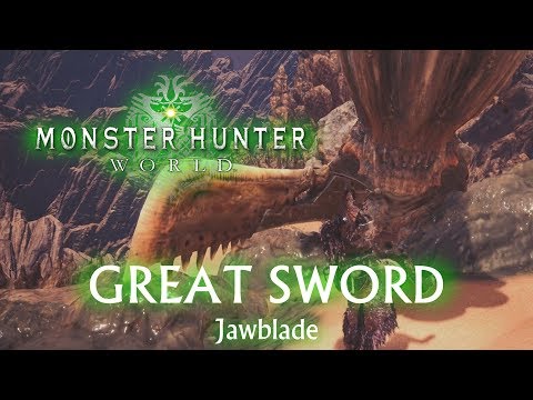 Great Sword Moveset (Monster Hunter World)