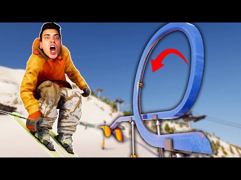 GRINDING AN INSANE LOOP RAIL! (Riders Republic)
